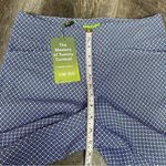 NWT Swing Control Masters Tummy Control Maria Blue Geometric Golf Shorts Size 8 Photo 7