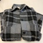 H&M Flannel Black & Grey Button Down Photo 1