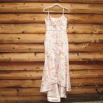 Monique Lhuillier Wildflower Jacquard Mermaid Gown Dress Photo 5