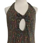 Urban Outfitters  Size Large Halter Mini Dress Shimmer Sequin Party Photo 3