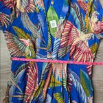 Farm Rio NEW  Blue Macaw Flight Maxi Dress XL Photo 10