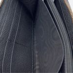 Gucci black pebbled leather full zip around wallet with box Photo 7