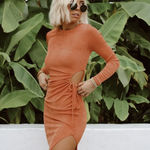 12th Tribe Orange Dress Photo 0