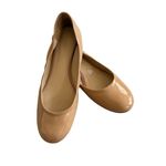Vera Wang Nude Beige Patent Leather Ballerina Ballet Flats Size 8.5 Photo 9