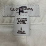 Liz Lange  White Denim Maternity Short Photo 2