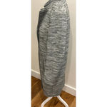 Kenneth Cole  Grey & White Marled Knit Long Jacket  women Small Photo 3