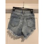 Insane Gene Shorts Women Size Medium Blue Cut Off Denim Jean American Distressed Photo 4