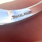 Chi by Falchi Sterling Ring w/ Green Prasiolite & Shagreen Inlay Silver Photo 8