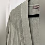 Olive Open Front Cardigan by Adrienne Vittadini Green Size L Photo 2