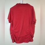 Duluth Trading Co Ruched Polo, sz XL Red Photo 1