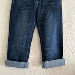 7 For All Mankind Dark Wash A Pocket Cropped Jeans Embroidered Stud Pockets 29 Photo 5