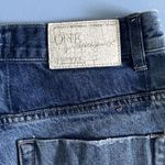 One Teaspoon  Hawks High Waist Raw Hem Distressed Denim Jean Shorts Photo 4