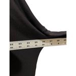 Athleta  Threadlight Asymmetrical Relaxed Tee Size XS Oversized Black Long Sleeve Photo 4