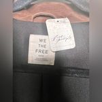 Free People NWT We The Free Paper Cut Vegan Blazer In Brown Bear Fall Sz Medium Photo 4