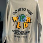 jesus loves you sweatshirt Tan Photo 1