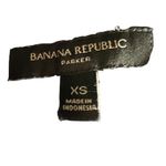 Banana Republic Black Satin Button-Up Long Sleeve Shirt Blouse XS Photo 4