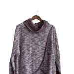 Calvin Klein Women Performance Sweater M Maroon Cowl Neck Comfy Athleisure Photo 6