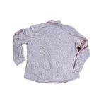 Vintage Denim & Co pink snap down collar embroidered floral shirt Size L Photo 1