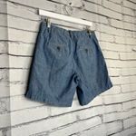 Banana Republic  Women’s Blue High Waist Cotton Flat Front Shorts Size 2 Summer Photo 9