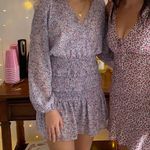 Storia Purple Smocked Dress Photo 0