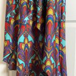 Nicole Miller woman’s Colorful Strapless Maxi Dress size 6 Green Photo 5