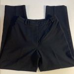 Talbots 100% Italian Wool Black Pants Made in USA Fully Lined Trouser Size 4P Photo 0