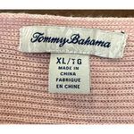 Tommy Bahama Tommy‎ Bahama Womens XL Pink Ribbed Sweater Top Feminine Romantic Preppy Photo 4