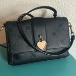 Juicy Couture  Chic Everyday Black Logo Embossed Handbag Crossbody Purse Photo 0