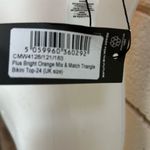 Pretty Little Thing  Orange Triangle Bikini Top size 20 NWT Photo 8