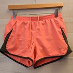 Nike {S} DRI FIT Drawstring Running Shorts Coral Salmon Orange Peach Photo 0