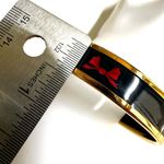 Vintage Halcyon Days Red Bow on Navy Bangle Photo 6