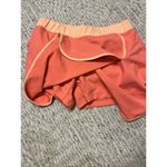 Lands' End Land’s End Activewear Skirt Skort Women's Small Orange Rear Zip Pocket Outdoor Photo 4