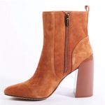 Vince Camuto New! Enverna Suede Leather Block Heel Bootie Sz 7 $160 Photo 1