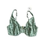 Hollister  Green Floral Bikini Swim Top Size Curvy Small NEW NWOT Photo 1