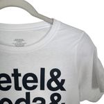 Ketel One Vodka Womens Sz S White Graphic T Shirt Crew Neck Short Sleeve Funny Photo 3