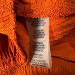 Calvin Klein  SZ 10 A-Line Dress Sleeveless V-Neck Tie Waist Ruffled Hem Crinkle Photo 5