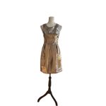 Eliza J  Metallic Cocktail Dress Sleeveless Gold Mixed Media Fairy Photoshoot 2 Photo 13