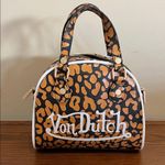 Von Dutch | Cheetah Bowling Bag w/ Matching Crossbody Strap Photo 4