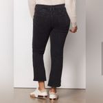 Good American  Straight Leg Black Jeans w/ Side Anlke Slit  Size 18 Photo 5