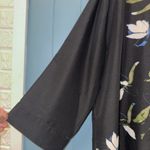 Vince Camuto Floral Kimono Women's Sz S Black Boho Feminine Romantic Flowy Photo 4