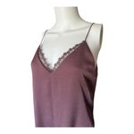 Express Lace Neck Downtown Cami womens size medium Dark purple/plum tank top Purple Photo 5