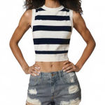 ZARA  Striped Navy and White Vest S Photo 0