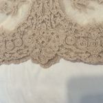 Rebellion NWT szS āoatmealā color long lace embroidered vest cover up kimono Photo 13