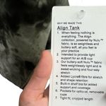 Lululemon ‎ Women’s 6 Align Tank Top Diamond Dye
Light Sage Army Green Olive New Photo 2