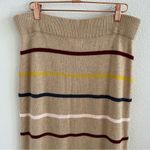 Lou & grey Neutral Stripe Midi Skirt Soft Medium Photo 6