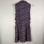 Pepe Jeans Navy Floral Sleeveless Button-Front Dress with Pockets Photo 5