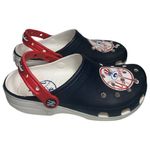 Crocs  UniSex Women’s 7 Blue White Red MLB New York NY  Yankees Classic Clogs Photo 6