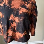 Urban Outfitters Orange and Black Boxy Short Sleeve Tee Photo 2