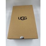 UGG  Disquette Black Suede Fur Cuff Slide Platform Slipper Shoes Size 7 Women New Photo 13