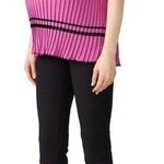 RTR Rosie Pope Darcy Pleated Maternity Blouse size Small Purple Photo 0